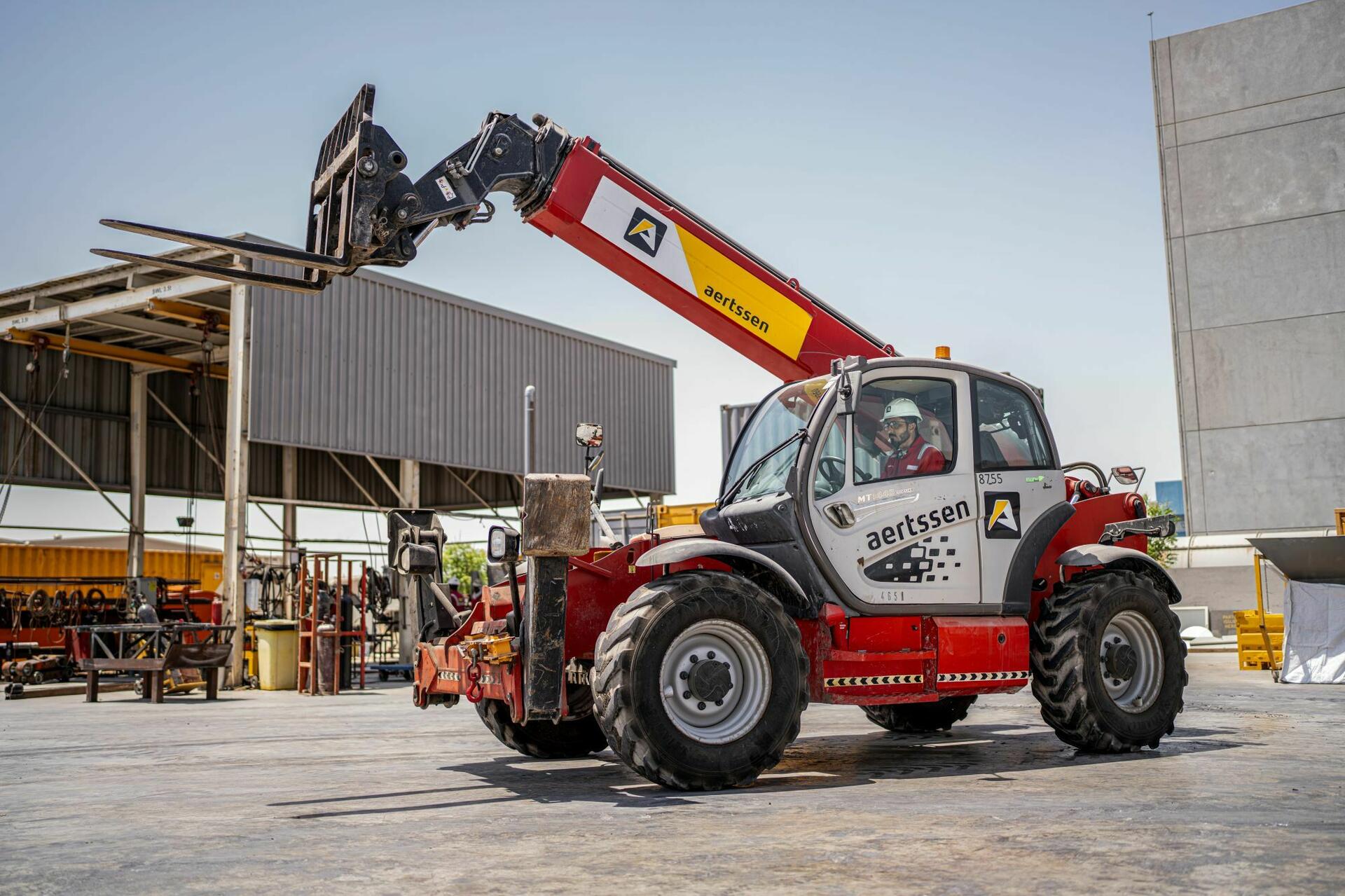 Telehandler operator
